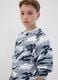 Multicolour relaxed-fit pure cotton T-shirt with camouflage print for boys_1