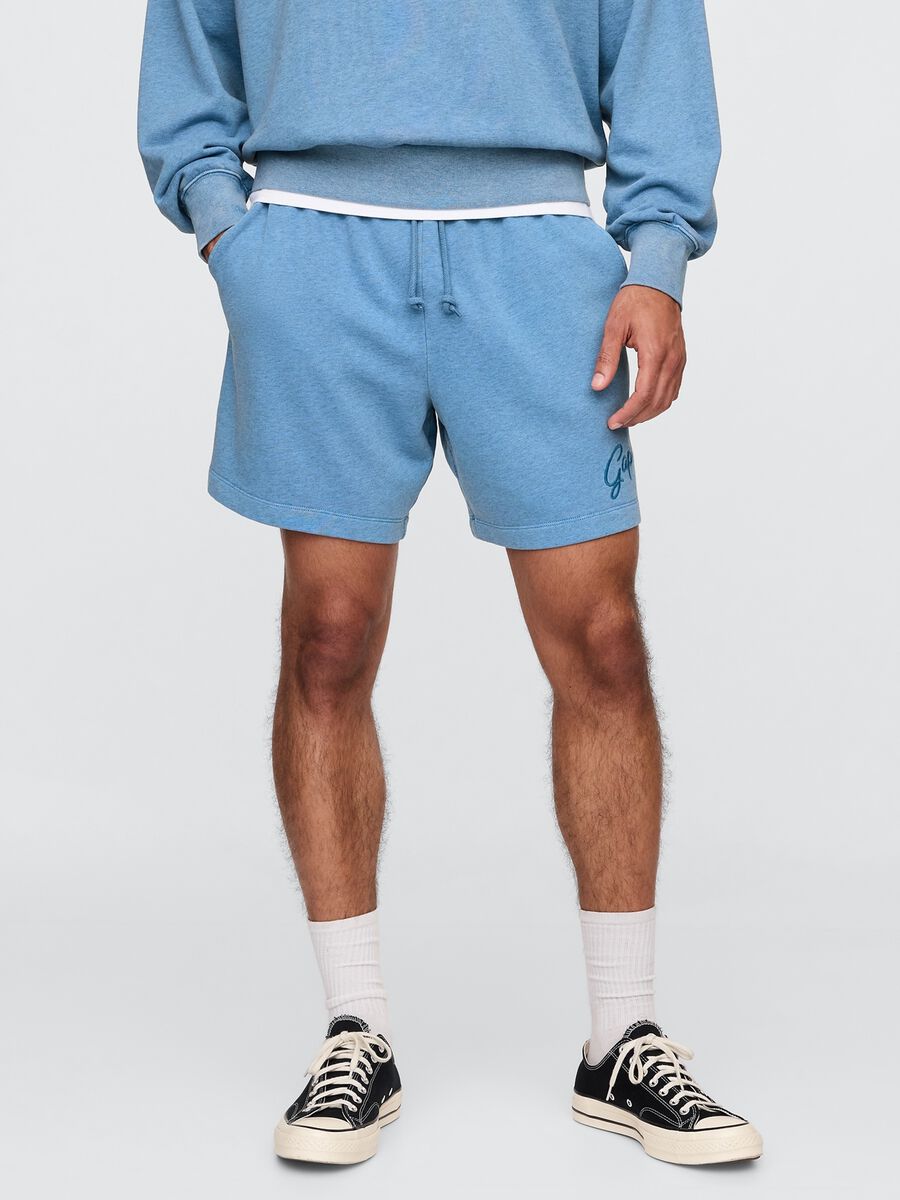 Azure blue Gap shorts in cotton blend_2