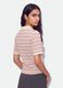 Pink striped cropped stretch-cotton polo, regular fit_2