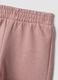 Pink cotton-blend tracksuit with ribbed collar_3