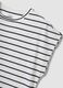 White pure cotton T-shirt with blue stripes, regular fit_6