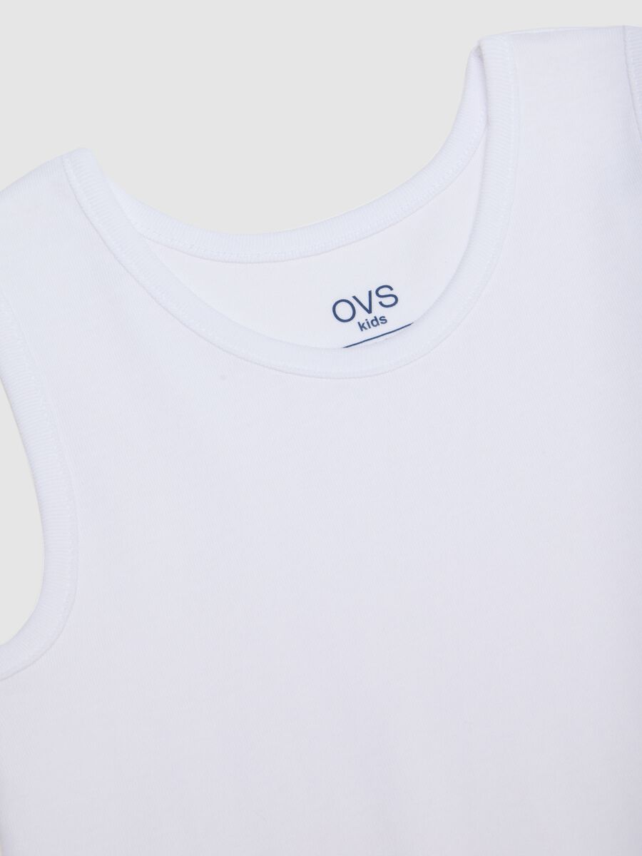 Pack of two multicoloured pure cotton boys' tank tops, regular fit_3