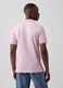 Polo a maniche corte in cotone con logo GAP_1