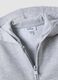 Grey organic cotton hooded sweatshirt, regular fit, for boys_2