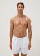 White swim shorts with drawstring_0