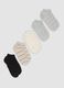 Pack of five striped socks in stretch organic cotton_0