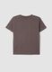 Brown pure cotton T-shirt with Hard Rock Cafe logo print_2