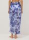 Blue printed beach sarong_2