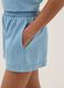 Light blue pure cotton denim shorts for girls, regular fit_2