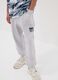 Grey pure cotton joggers with "Way Up" graphic for boys_2