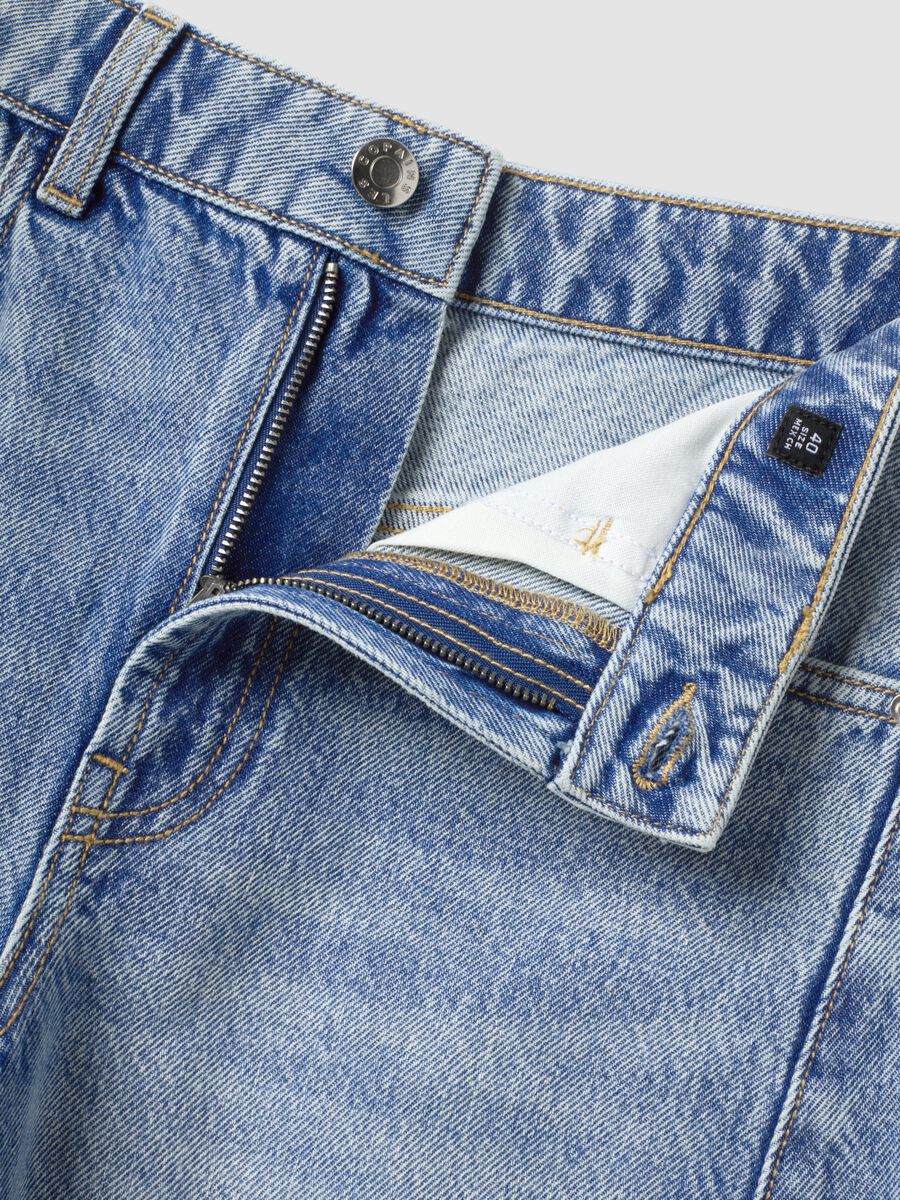Jeans azzurri balloon fit in puro cotone_5