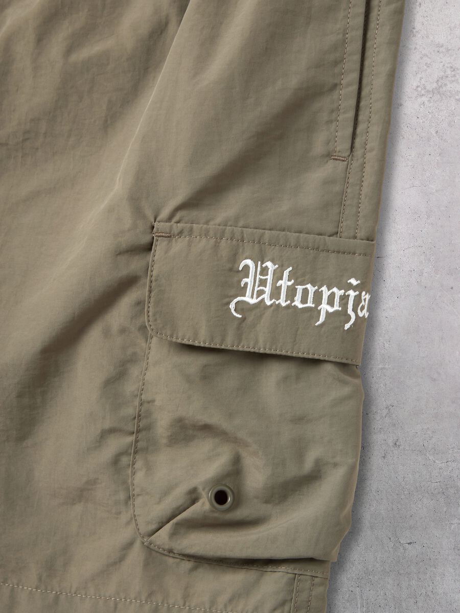 Cargo Swim Shorts Military Green_7