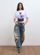 Light blue pure cotton loose-fit jeans_0
