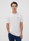 White pure cotton jersey T-shirt with print, regular fit_2
