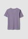 Purple organic cotton crew-neck T-shirt, regular fit_6