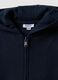 Blue hooded sweatshirt in pure organic cotton, regular fit for baby boy_2