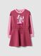 Girls&rsquo; pink cotton-blend dress with Lilo & Stitch print_0