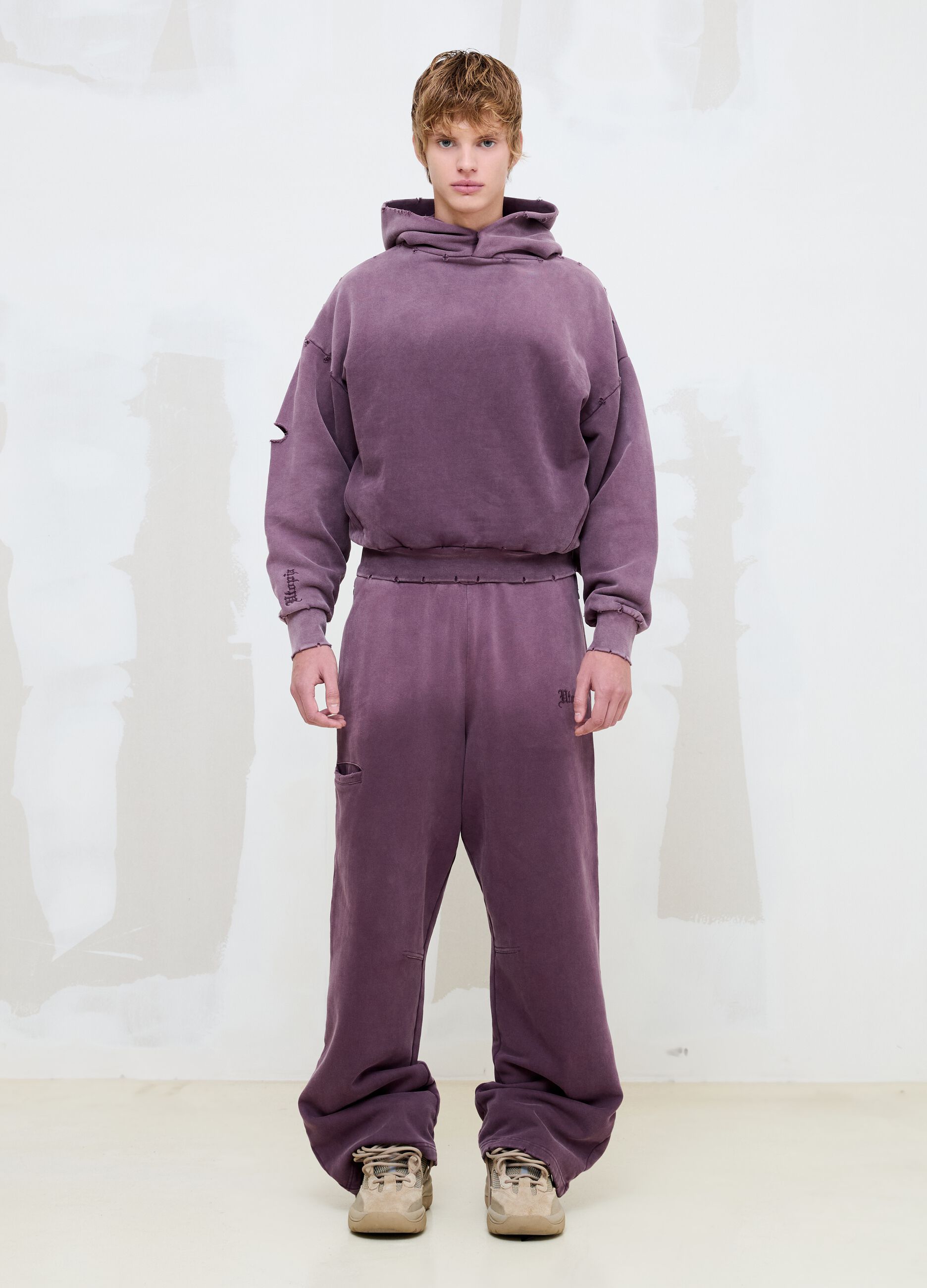 Sunfaded Burgundy Sweatpants