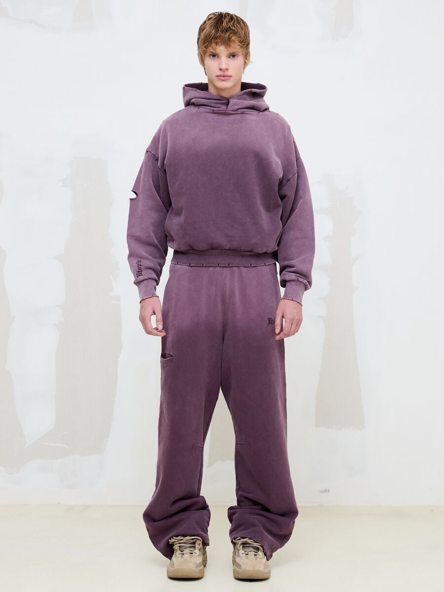 Sunfaded Burgundy Sweatpants_1