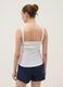 White pure cotton ribbed vest top_3