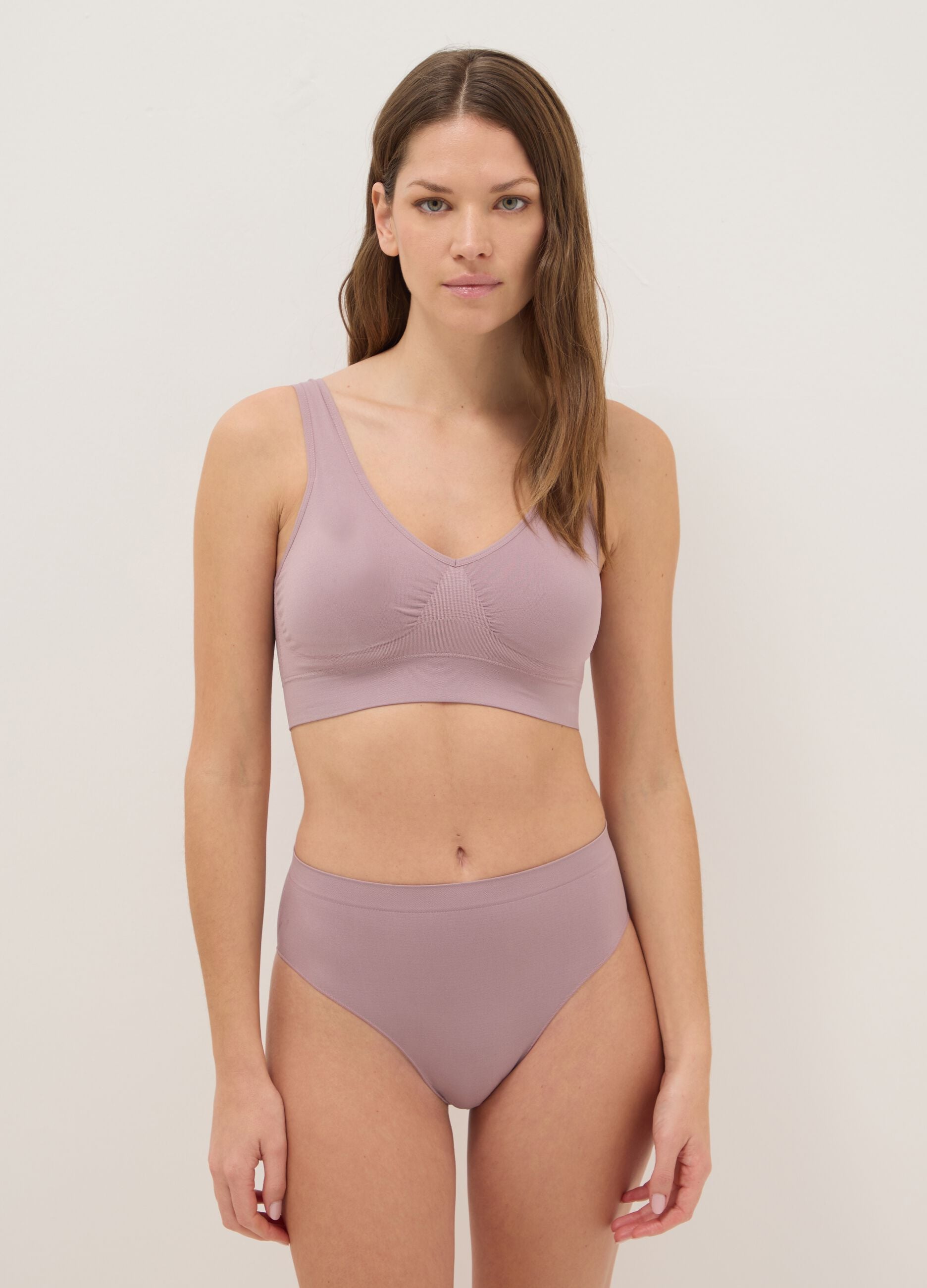 Full Coverage Pink Bra