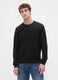 Black Long Sleeve Cotton Top_0