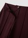 Purple wide-leg chino trousers in stretch viscose_5