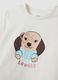 White long-sleeve crew-neck T-shirt in stretchy organic cotton_2