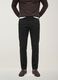 Black slim-fit chino trousers in lyocell and stretch cotton_1