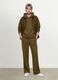 Green cotton-blend straight-fit joggers_0