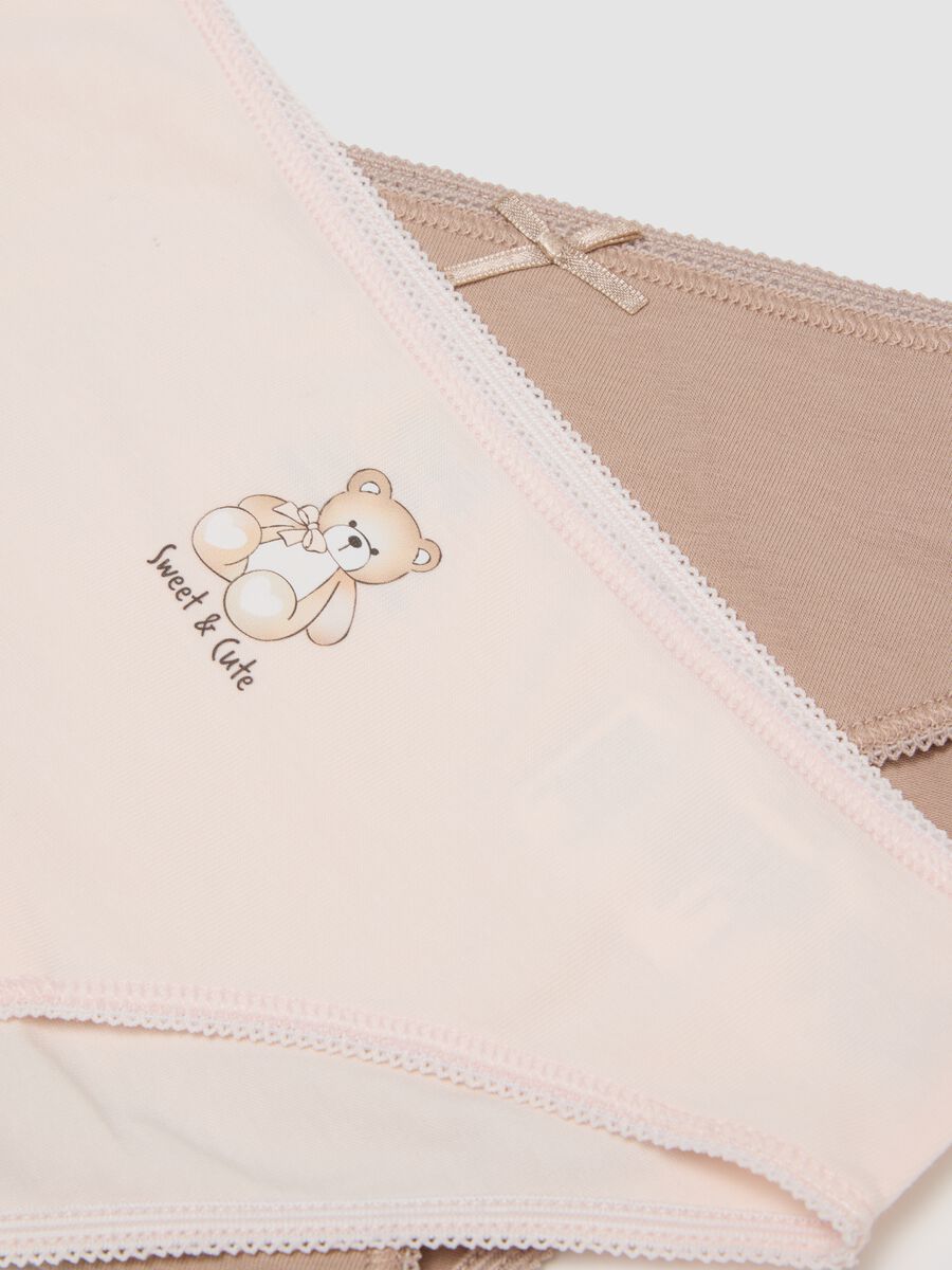5-pack of multicoloured organic cotton briefs for girls_2