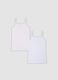 2-pack of multicolour organic cotton camisoles with print_1