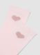 3-pack of pink long socks in stretch organic cotton_2