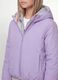 Giacca Ultralight viola reversibile con cappuccio e zip per ragazza_1