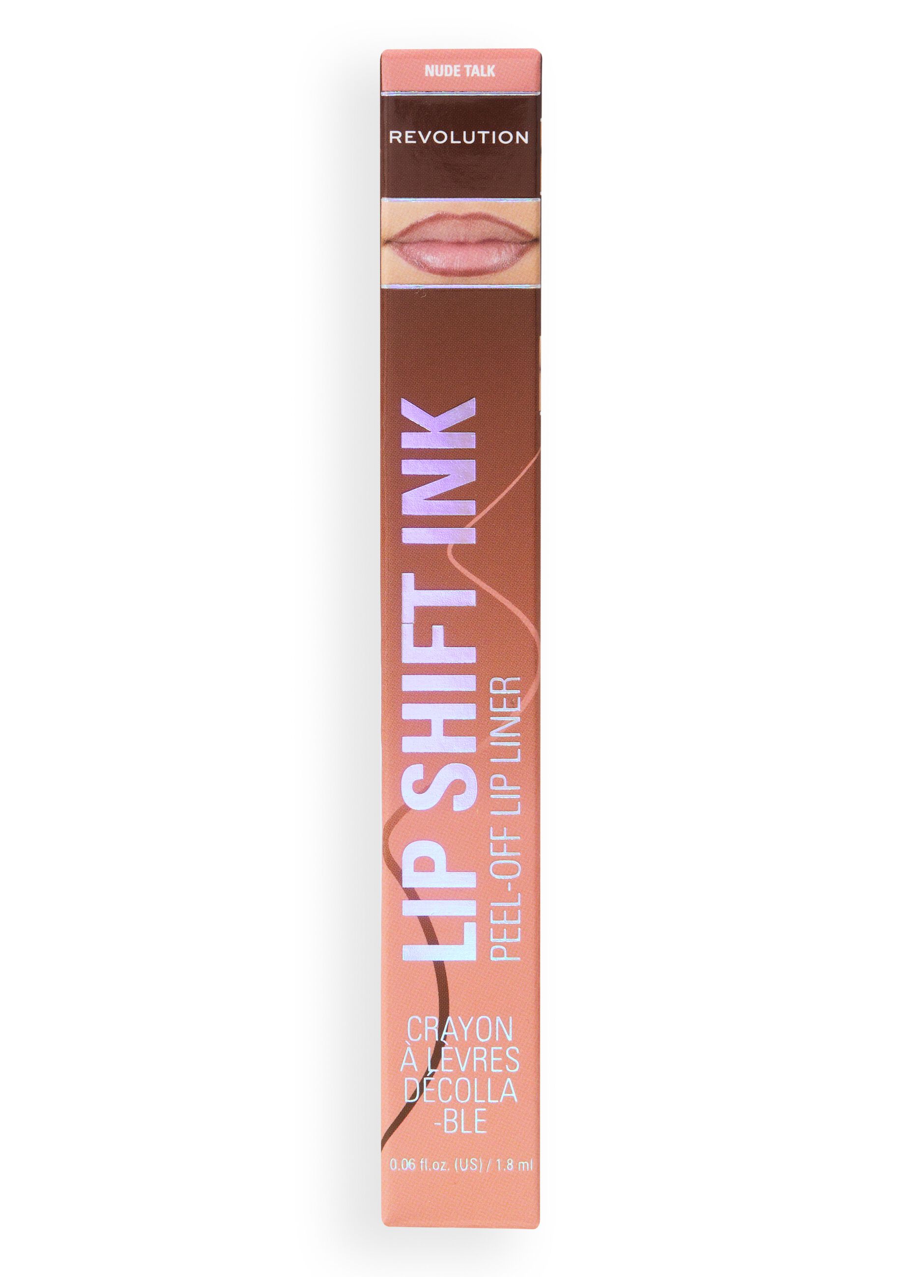 Revolution Lip Shift Ink Peel Off Lip Tint Nude Talk