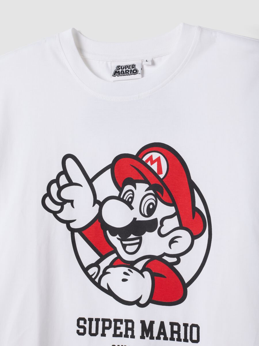 White short-sleeved pure cotton regular-fit T-shirt_5
