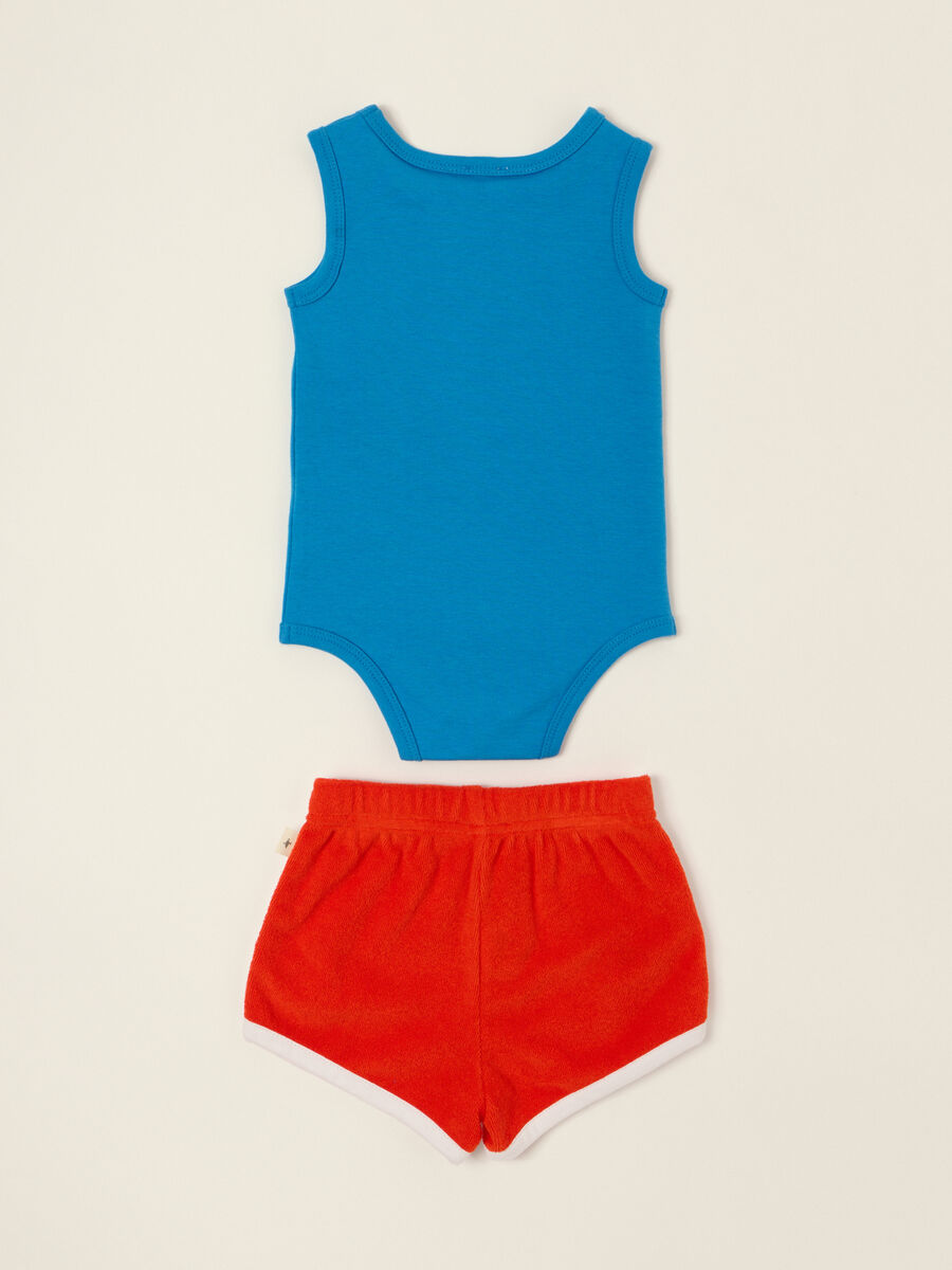 Jogging set in interlock di puro cotone IANA neonato_1