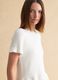 Slim Fit White Cotton Blend Crew Neck Sweater_0