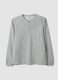 Grey honeycomb viscose-blend T-shirt, regular fit_3