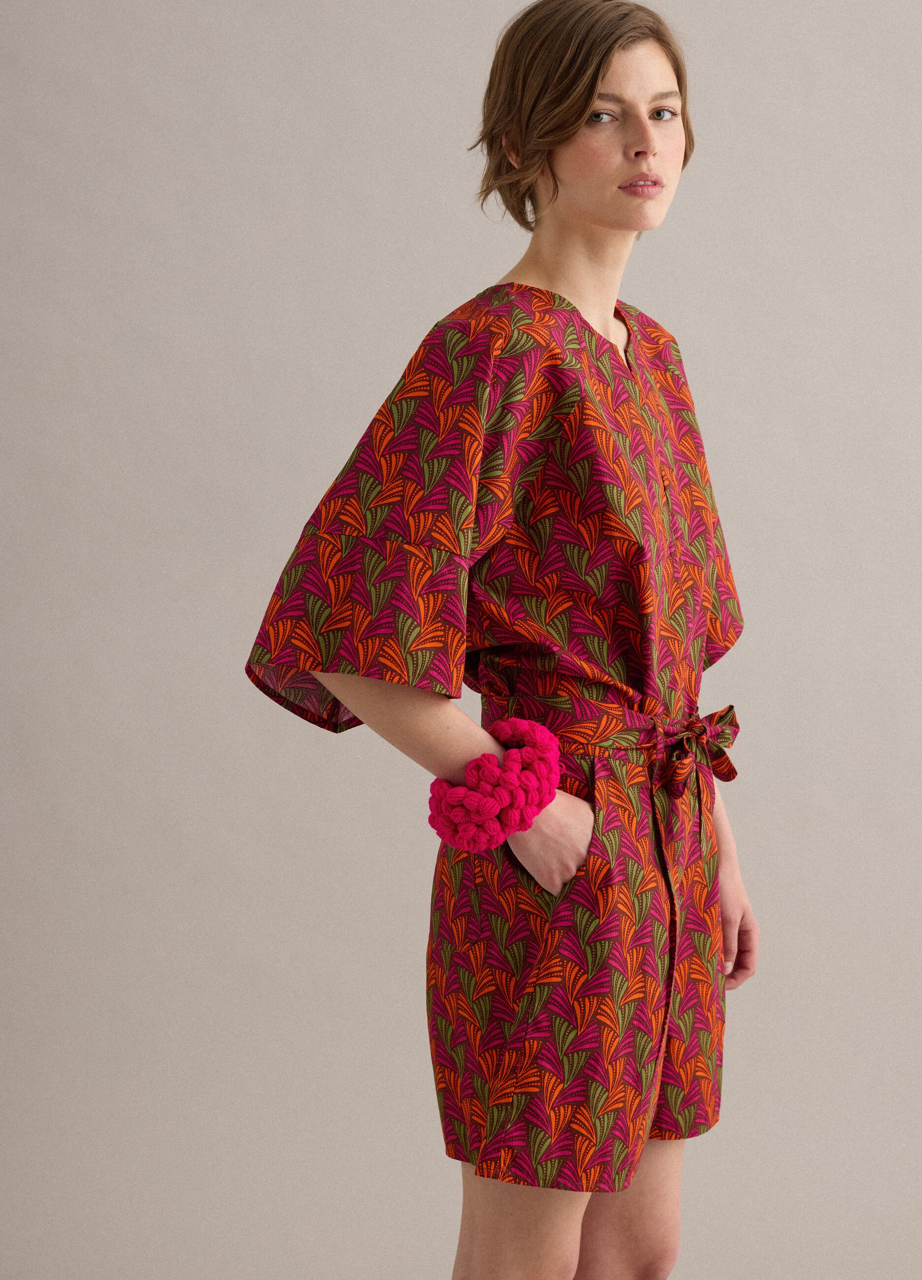 Multicolour pure wool hairband