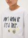 White pure cotton regular fit T-shirt with print for boys_2