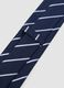 Blue striped tie, 7.5 cm blade_1
