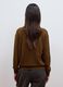 Brown pure wool crew-neck jumper in oversized fit_3