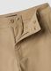 The Iconic Pants beige stretch cotton-blend barrel-fit trousers_1