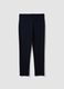 Blue stretch viscose trousers_6