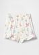 Multicolour Butterfly Print Shorts_1