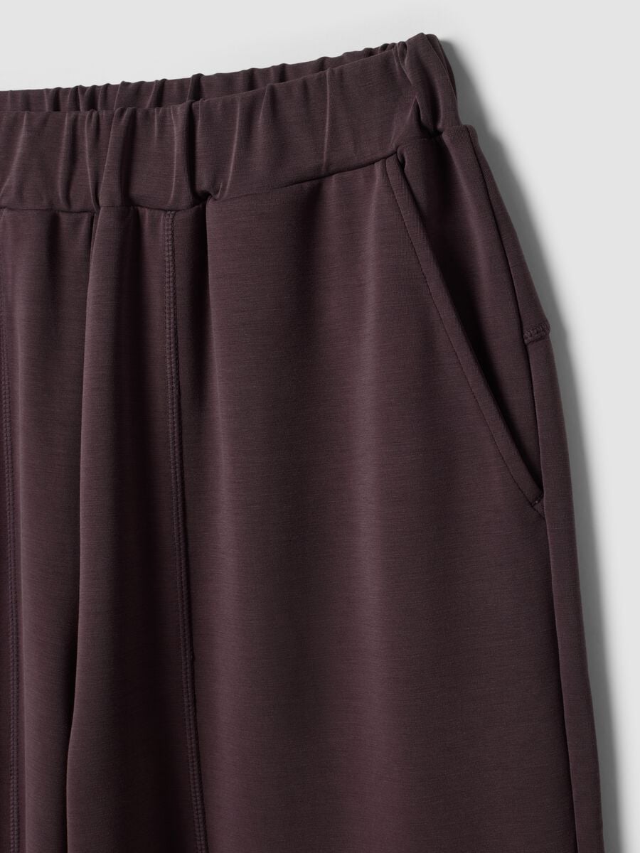 Purple soft-touch jogging bottoms ALTAVIA STUDIO_7
