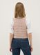 Pink pure cotton regular fit waistcoat with perforated design_2