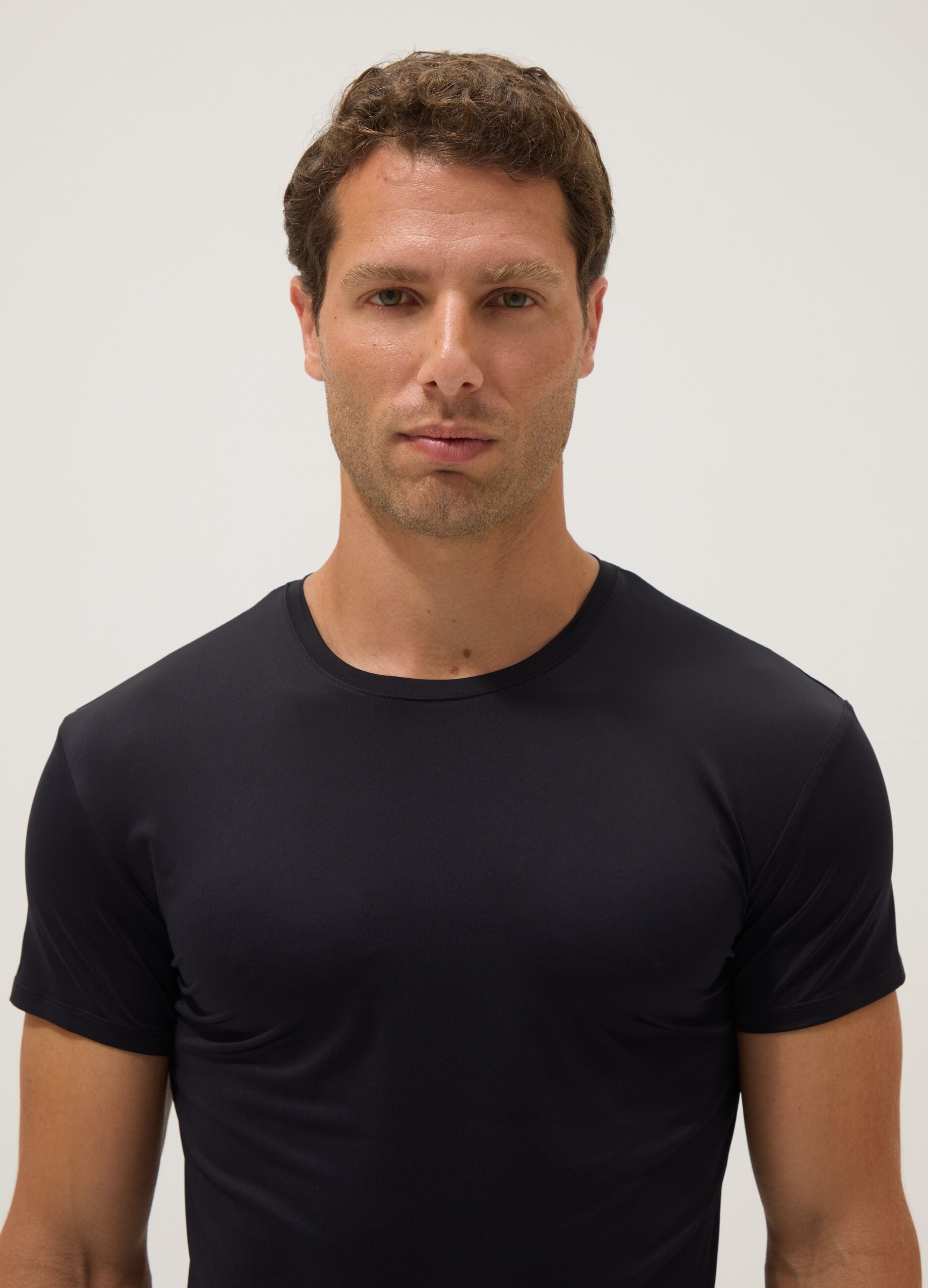 2-pack of blue stretch T-shirts