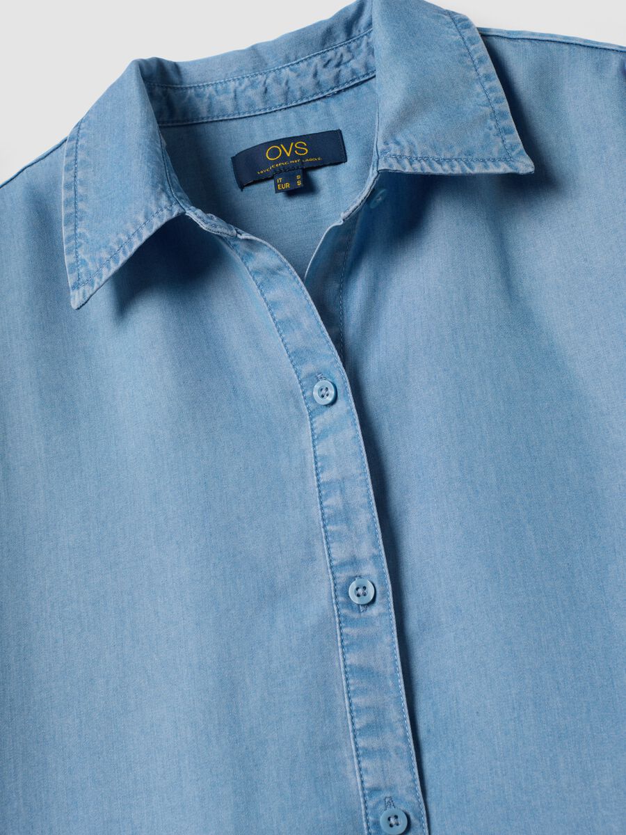 Camicia azzurra in puro lyocell_5